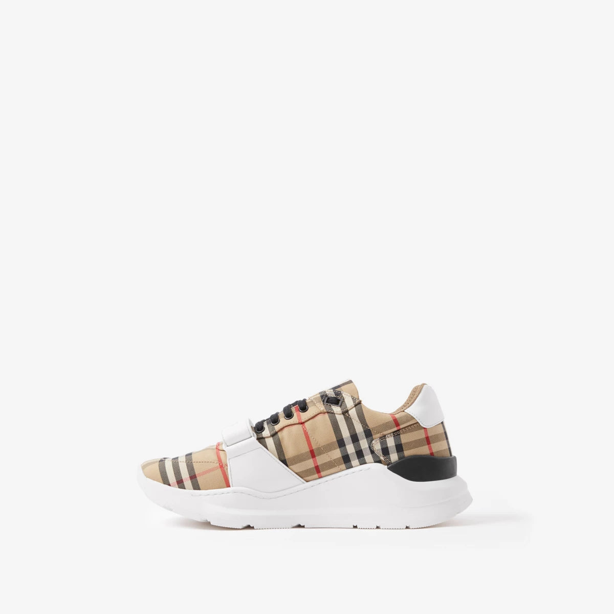 Burberry Check, Suede and Leather Sneaker