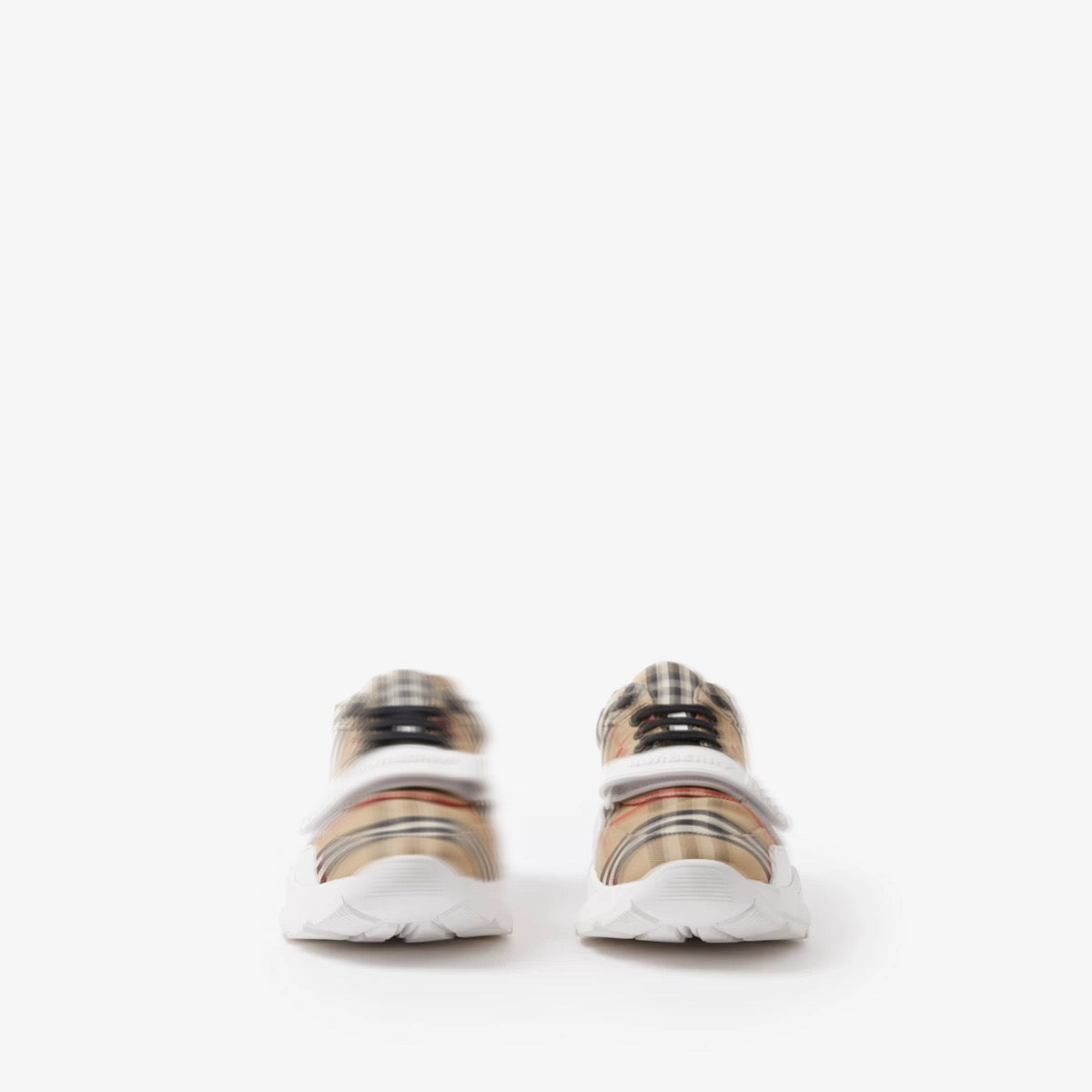 Burberry Check, Suede and Leather Sneaker